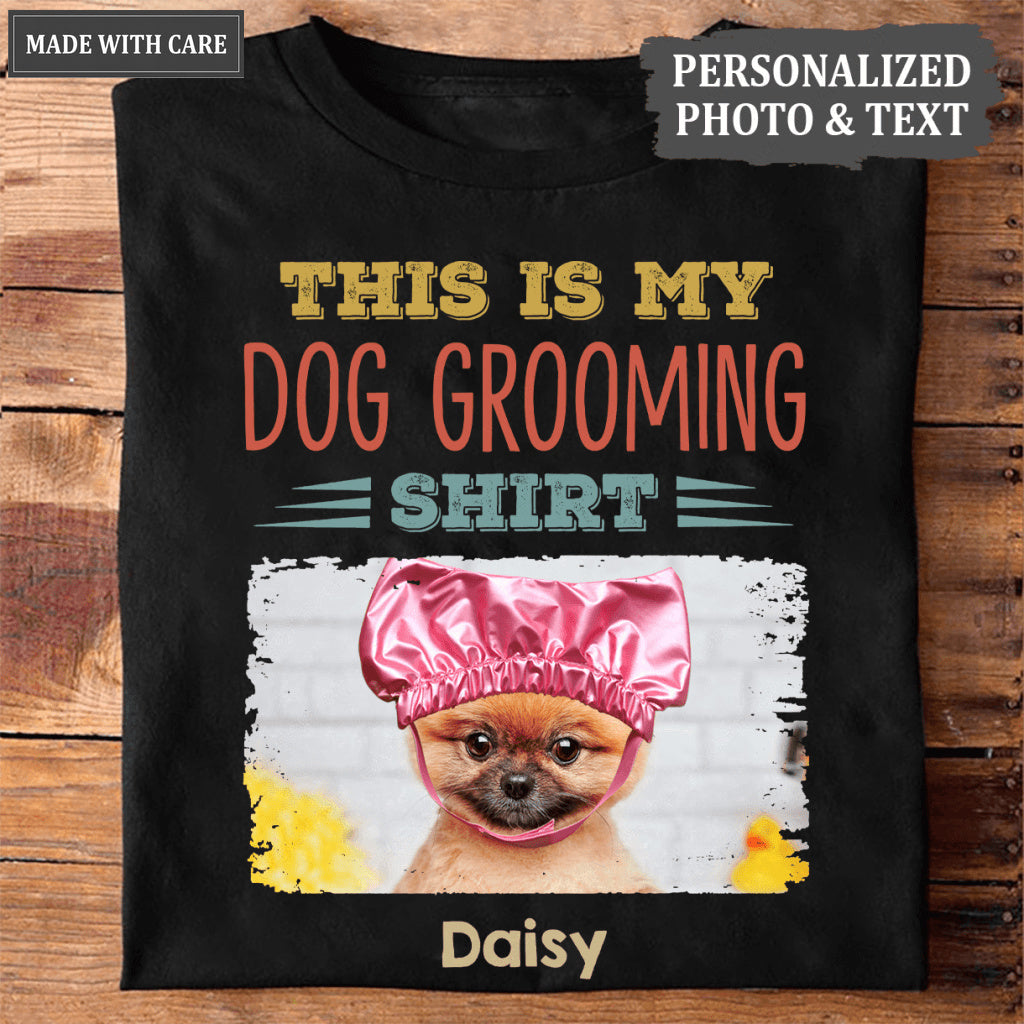 This Is My Dog Grooming Personalized Tshirt