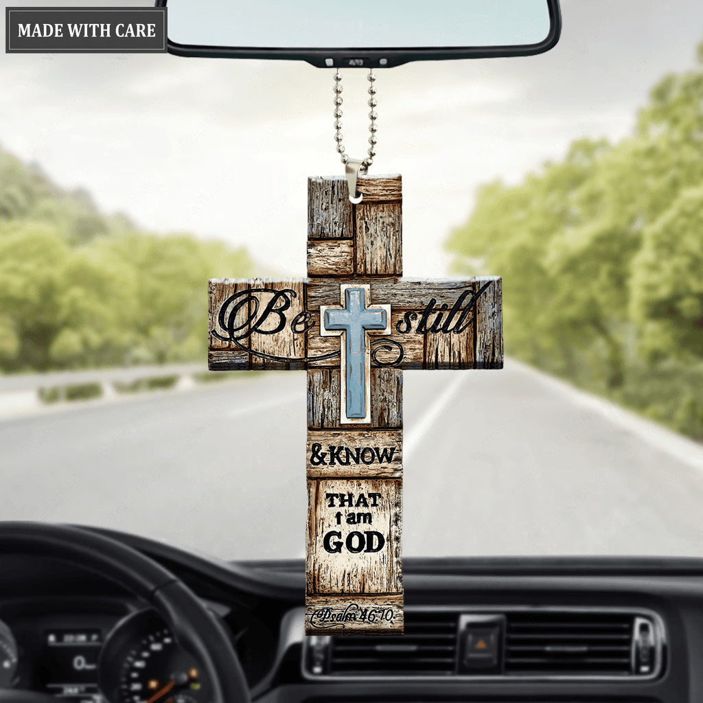 Be Still And Know Cross Ornament