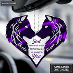 Animals Couple God Blessed Personalized Ornament