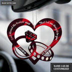 Couple Hearts God Blessed Personalized Ornament - Buy 1 GET 1 FREE - Valentine Gifts Couple Gifts - BUY 1 GET 1 FREE