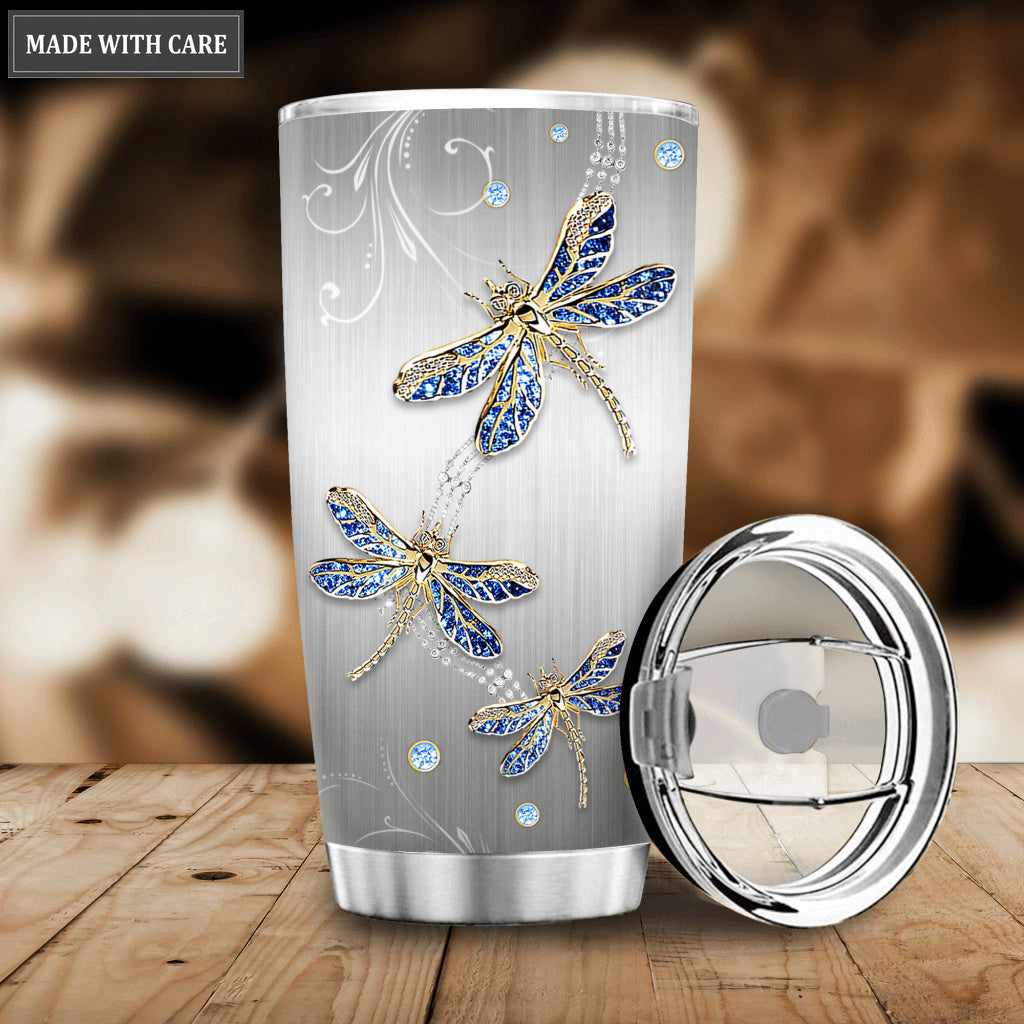 Dragonfly Surrounded By Glory Personalized Tumbler