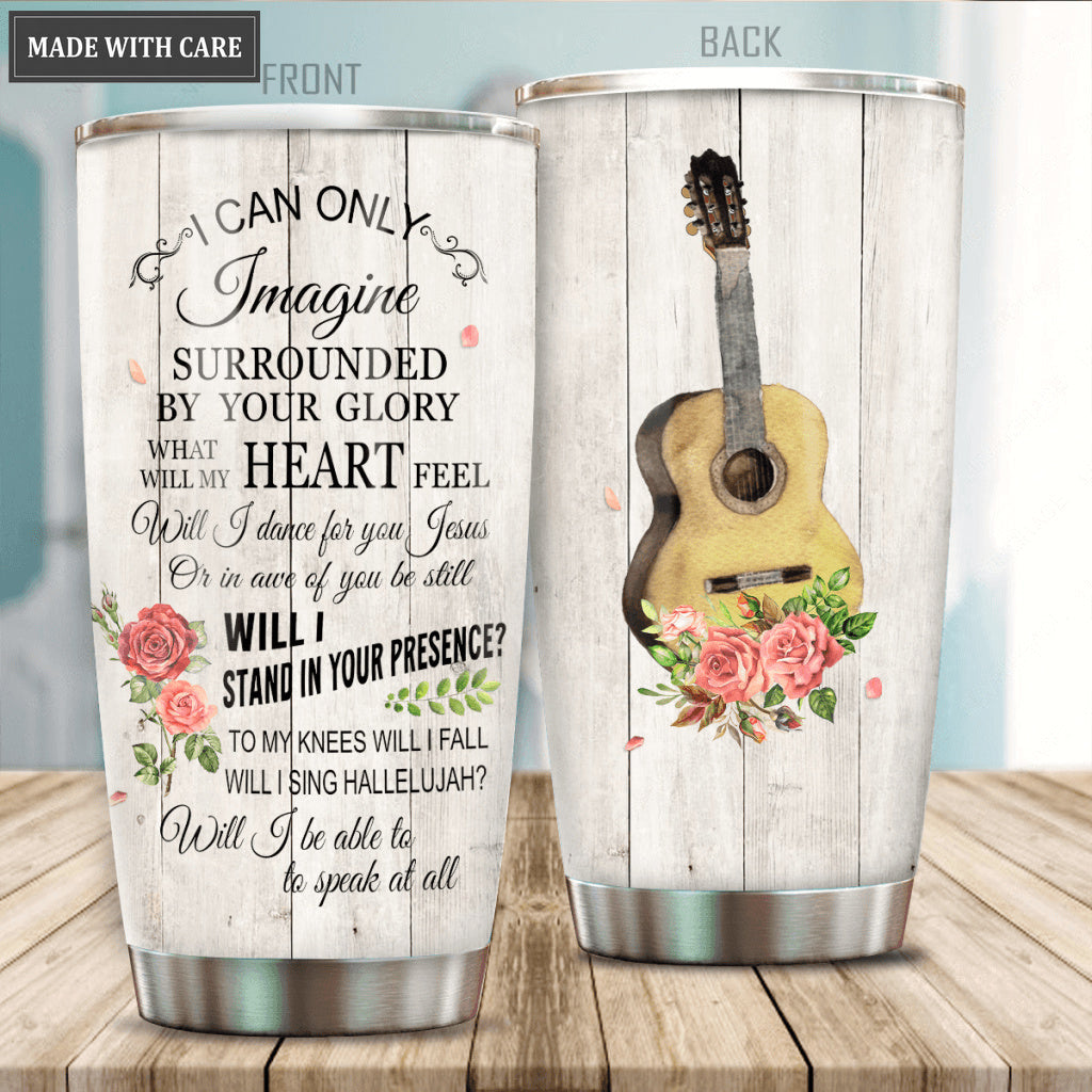 Guitar Surrounded By Glory Customized Tumbler
